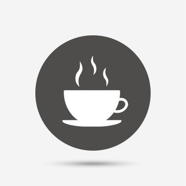 Kahve fincanı işareti simgesi.  