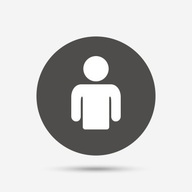 Kullanıcı işareti simgesi. kişi simgesi.