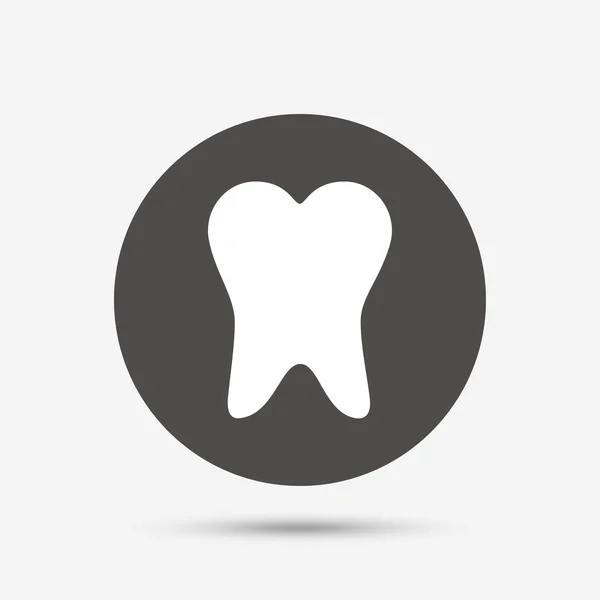 Ícone de sinal de dente . —  Vetores de Stock