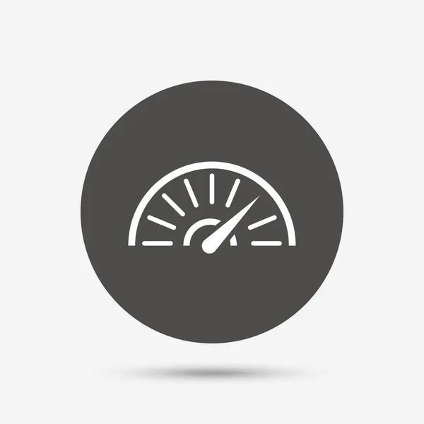 Tachometer sign icon. — Stock Vector