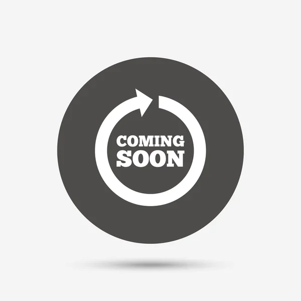 Coming soon icon. — Stock Vector