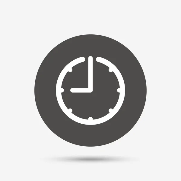 Reloj signo de tiempo icono . — Vector de stock