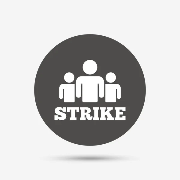 Strike sign icon. — Stock Vector