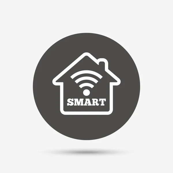 Smart home sign icon. — Stock Vector