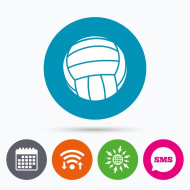 Voleybol işareti simgesi 