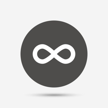 sınırsız işareti simgesi. sonsuzluk simgesi.