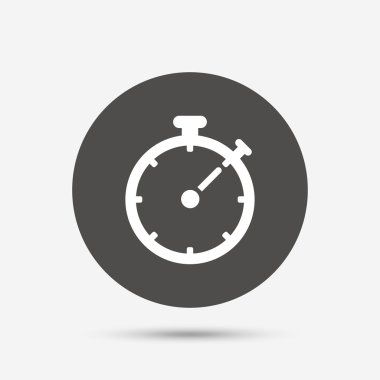 Zamanlayıcı işareti simgesi. Kronometre simgesi.