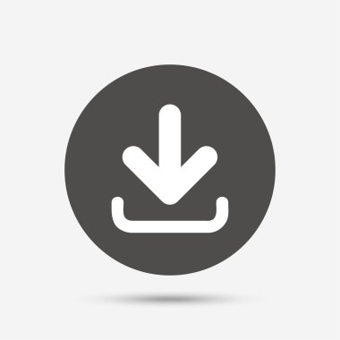 Download Icon. Yükle düğmesi.