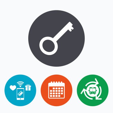 anahtar işareti simgesi.  