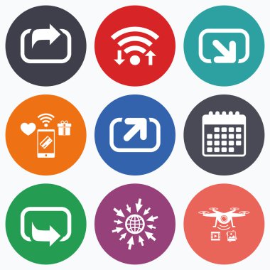 Eylem simgeler. Sembolleri paylaşın.