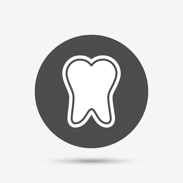 Señal de protección de esmalte dental — Vector de stock