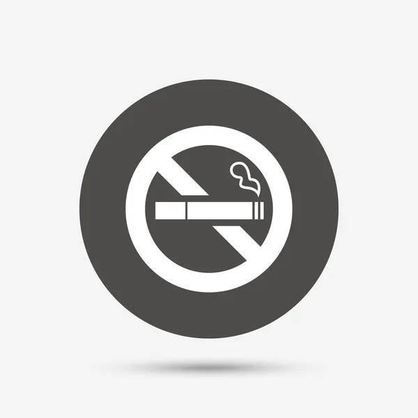 No fumar signo icono. — Vector de stock