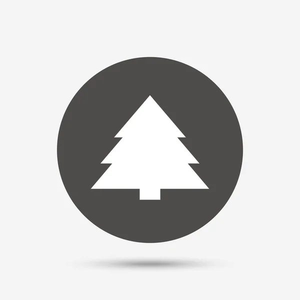 Signe d'arbre de Noël icône . — Image vectorielle