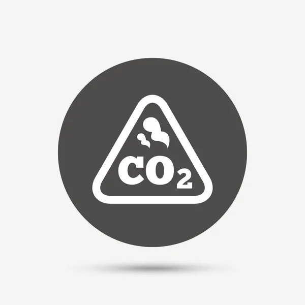 Fórmula de dióxido de carbono CO2 — Vetor de Stock