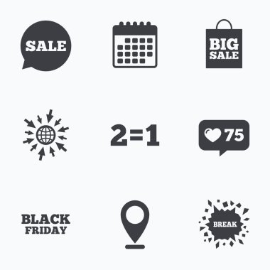 Satılık konuşma balonu simgeler.