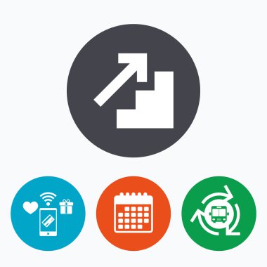 Yukarı simgesi. Ok kaydolun.