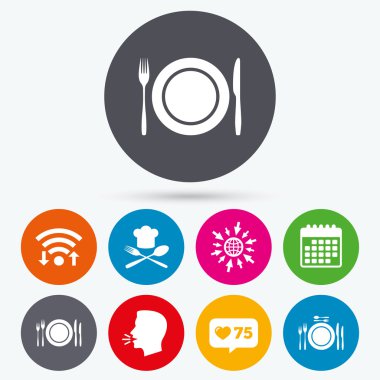 Tabak çanak çatal ile ve bıçaklar