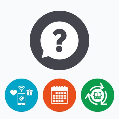 Soru işareti simgesi simgesi.