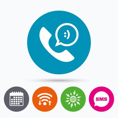 telefon işareti simgesi. simge desteği.