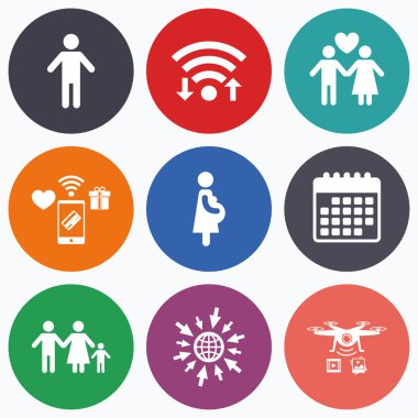 Aile ömür boyu simgeler