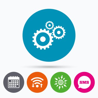 COG ayarları işareti simgesi.