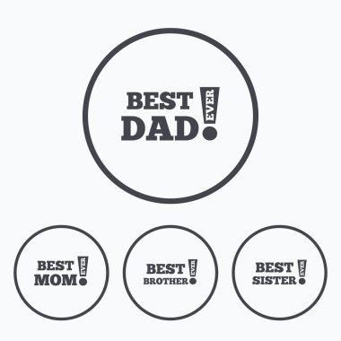 En iyi anne ve baba, kardeş, kardeş