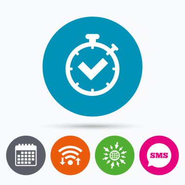 Zamanlayıcı işareti simgesi.