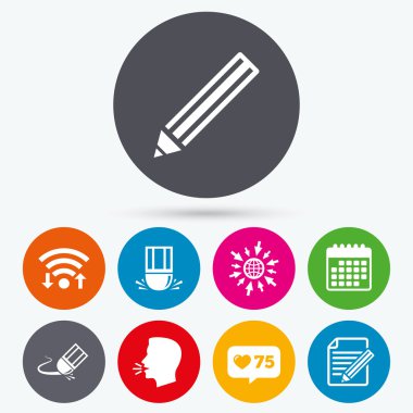 kurşun kalem simgesini. belge dosyasını düzenlemek.