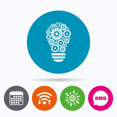 ışık lamba işareti simgesi.