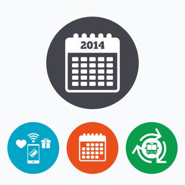 takvim işareti simgesi.