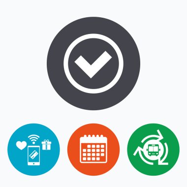 onay işareti işareti simgesi.