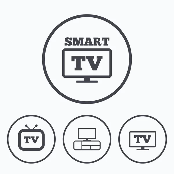 Smart TV mode icon. — Stock Vector