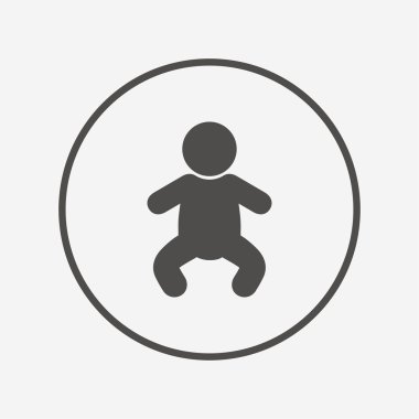 Bebek Bebek işareti simgesi.