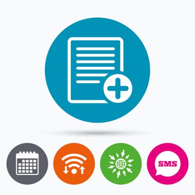 metin dosya işareti simgesi.