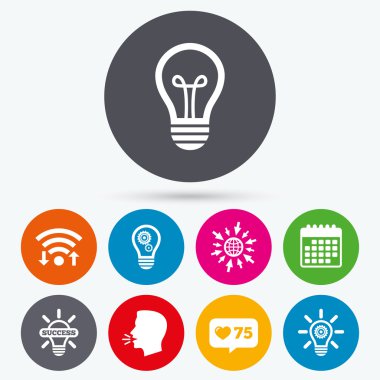 ışık lamba simgeler.