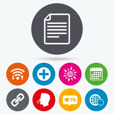 Artı daire ve köprü işaretleri.