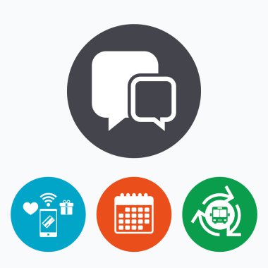 sohbet işareti simgesi.