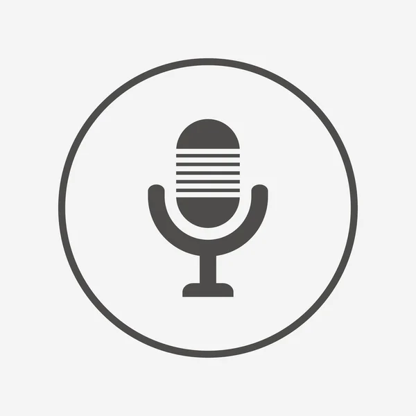 Microphone icon. Speaker symbol. — Stock Vector