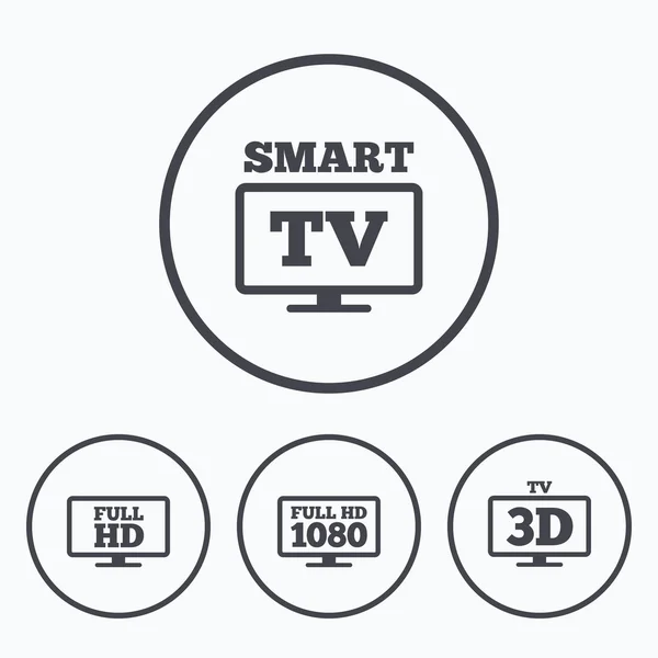 Smart-TV-Modus-Symbol. — Stockvektor