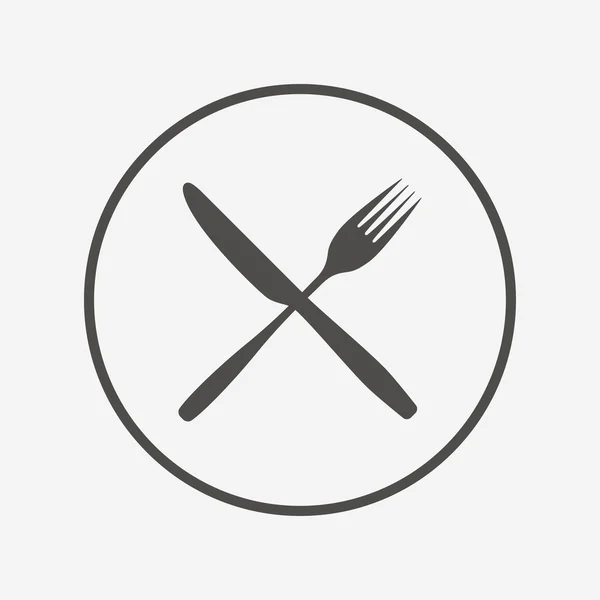 Eat sign icon. Cutlery symbol. — Stock Vector