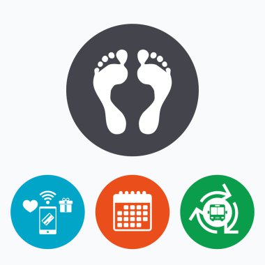 İnsan ayak izi işareti  