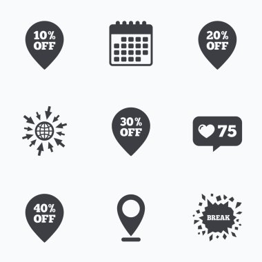 Satılık işaretçisini etiket simgeler