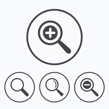 Büyüteç cam kutsal kişilerin resmi.