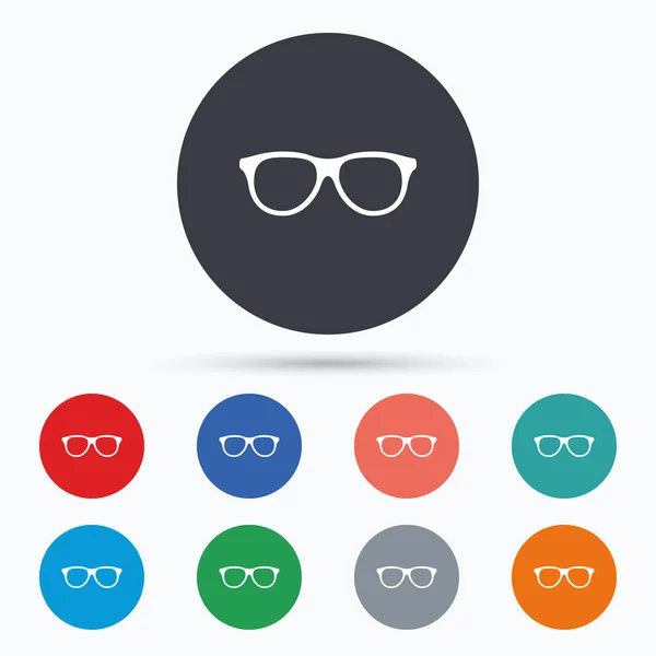 Rétro lunettes signe icône . — Image vectorielle
