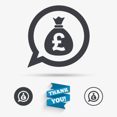 Para çantası işareti simgesi 