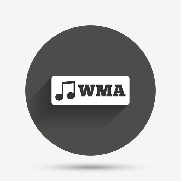 Wma 音乐格式标记 — 图库矢量图片