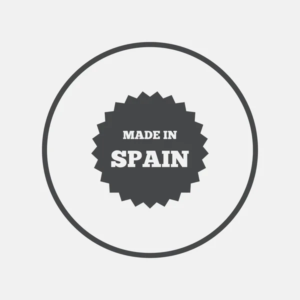 Made in espagne icône . — Image vectorielle