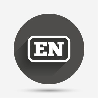 İngilizce dil işareti simgesi 