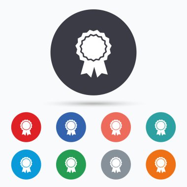 ödül madalya simgesi.  