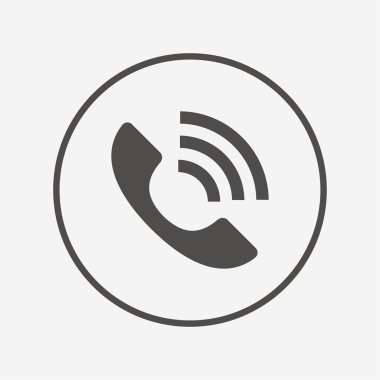 telefon işareti simgesi. simge desteği.